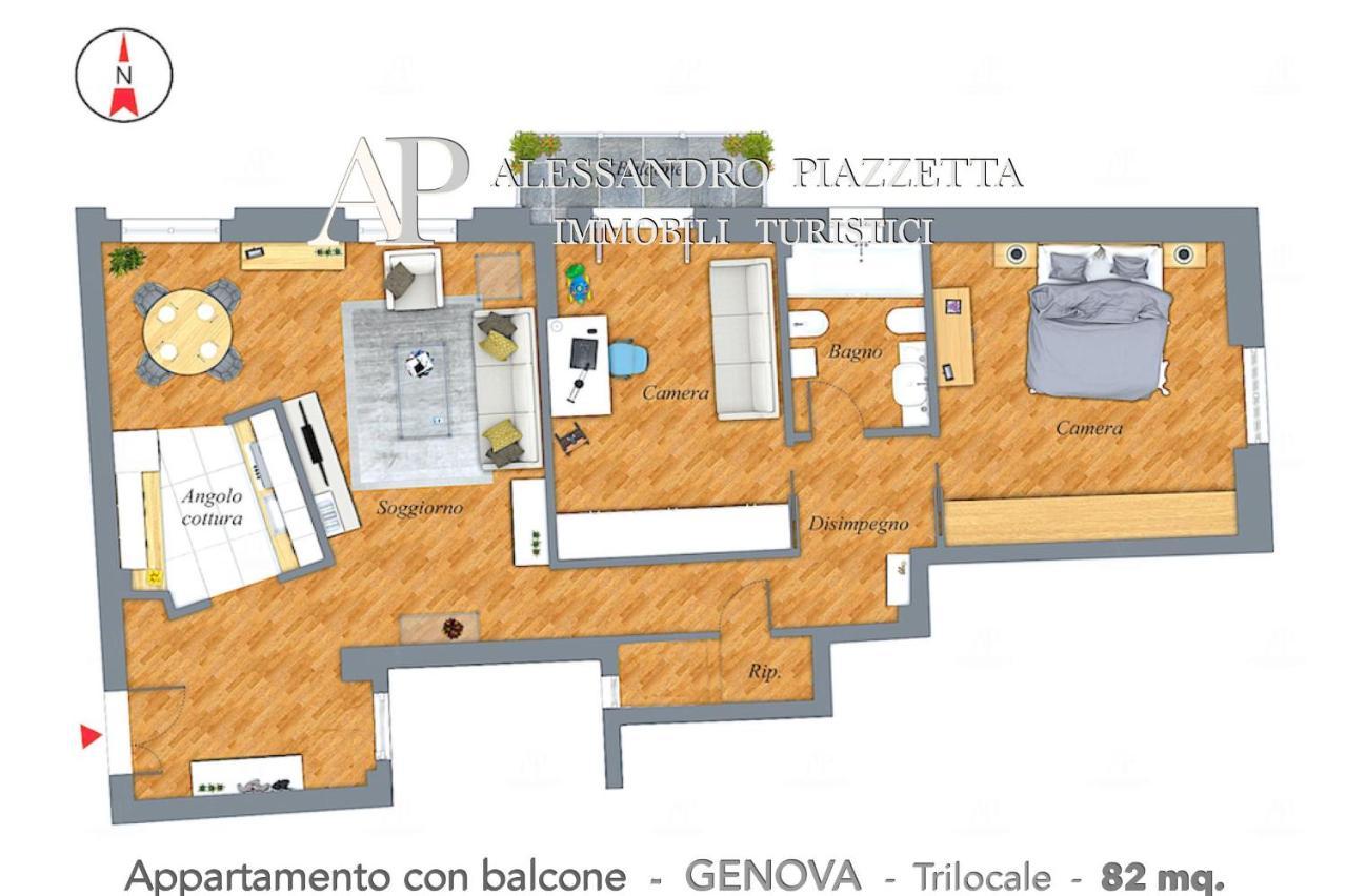 Casa Ri Al Mare Génova Exterior foto